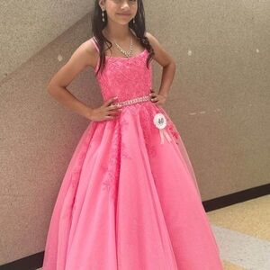 Elegant Pink Kids Dress